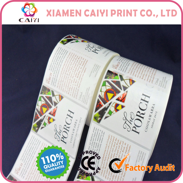 Roll Stickers, Rolls Labels, Blank or Pre-printed