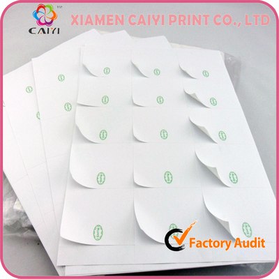 A4 Printed Laser/Inkjet Compatible Label